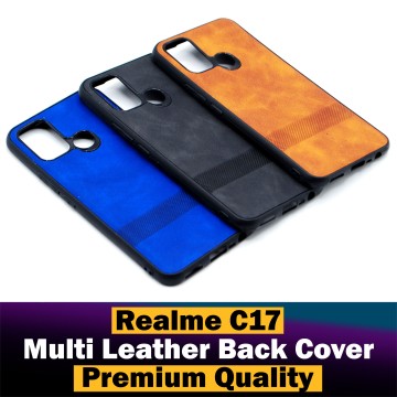 Realme C17 Soft Leather Back Cover - Image 2
