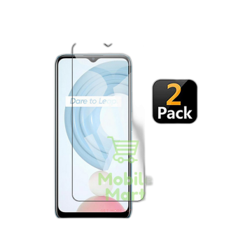 Realme C21 Glass Protector simple Tempered Glass For Realme C21 - Image 2