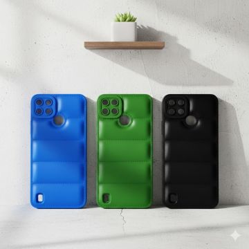 Realme C21Y Soft Puff Multicolour Back Cover