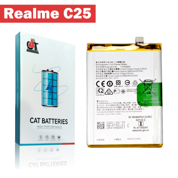 Realme C25 Battery Replacement - CAT 6000mAh (BLP793) - Image 2