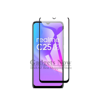 Realme C25s Full Screen Protector 9D Tempered Glass Protector For Realme C25s - Image 2