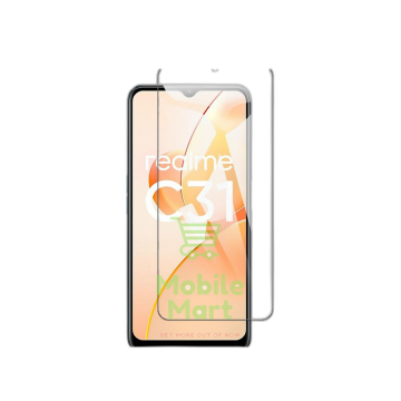 Realme C31 Glass Protector simple Tempered Glass For Realme C31 - Image 2