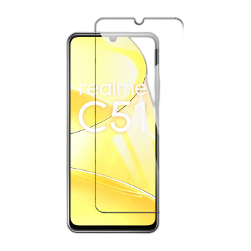 Realme C51 Glass Protector simple Tempered Glass For Realme C51  - Image 2