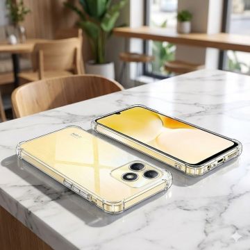 Realme C51 Transparent Crystal Clear Soft Bumper Cover - Image 2