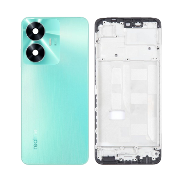 Realme C55 Rear Complete Body Casing Housing Replacement For C55 - Green - Image 2