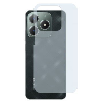 Realme C61 Back Protector Carbon Fiber Matte Soft Skin Sheet - Image 2