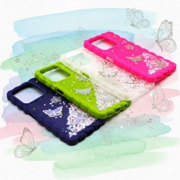 Realme C61 Wave Style Glitter Mobile Cover