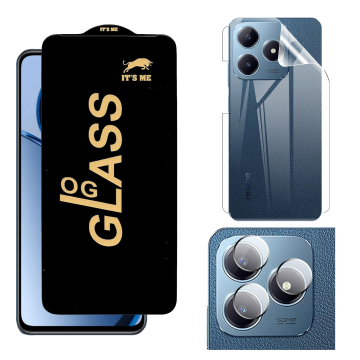 Realme C63 360¬∞ Clear Kit: OG Glass + Back Jelly Camera Guard - Image 2