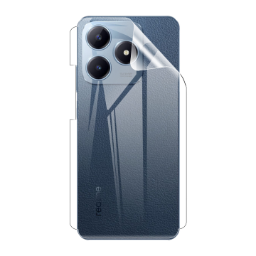 Realme C63 Back Clear Jelly Protector Soft Film Protection Hydrogel - Image 2