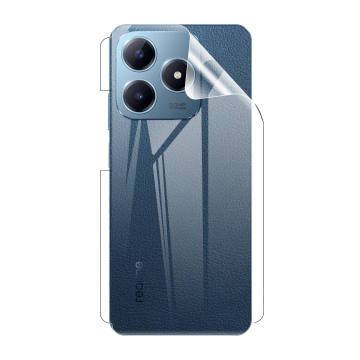 Realme C63 Back Clear Jelly Protector - Soft Hydrogel Film - Image 2