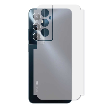 Realme C65 Back Protector Carbon Fiber Matte Soft Skin Sheet - Image 2