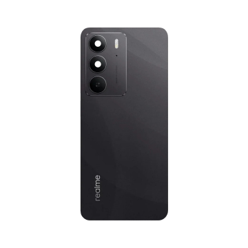 Realme C75 Back Battery Door with Camera Lens Glass - Black - Image 2
