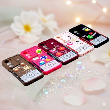 Realme C75 Fancy Bear Sweet Style Mobile Cover - Image 2