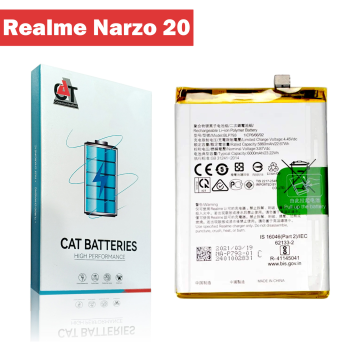 Realme Narzo 20 Battery Replacement - CAT 6000mAh (BLP793) - Image 2