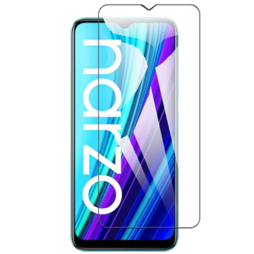 Realme Narzo 50A Glass Protector simple Tempered Glass For Realme Narzo 50A  - Image 2