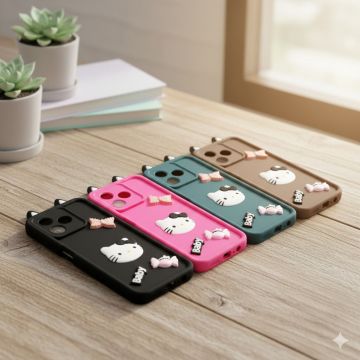 Realme Note 50 Fancy Kitty Sweet Style Cover