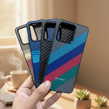 Realme Note 50 Pitaka Leather Texture Mobile Cover - Image 2