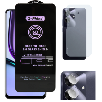 Realme Note 60 3-in-1 Kit: OG Glass + Carbon Back Camera Protector - Image 2