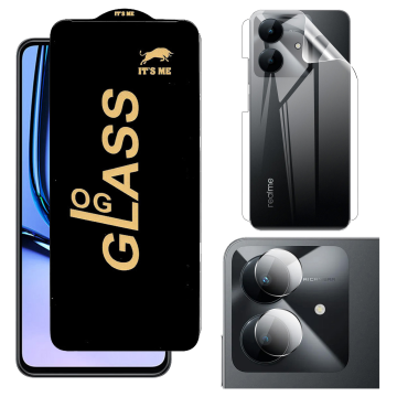 Realme Note 60x 360¬∞ Clear Kit: OG Glass + Back Jelly Camera Guard - Image 2
