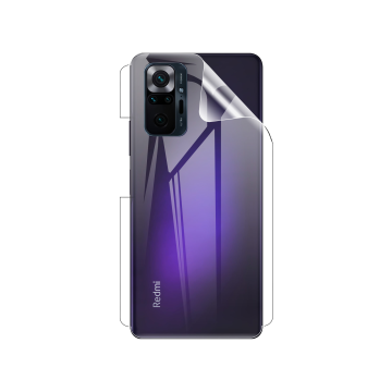 Redmi Note 10 Pro Max Back Clear Jelly Protector - Soft Hydrogel Film - Image 2