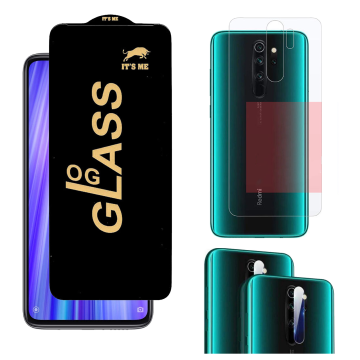 Redmi Note 8 Pro 360¬∞ Clear Kit: OG Glass + Back Jelly Camera Guard - Image 2