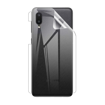 Samsung A02 Back Clear Jelly Protector - Soft Hydrogel Film - Image 2