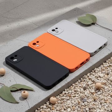 Samsung A03 Spigen Leather Soft Case Mobile Cover - Image 2