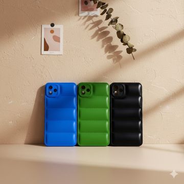 Samsung A04 Soft Puff Multicolour Cover - Image 2