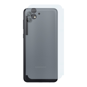 Samsung A04e Carbon Fiber Back Skin - Matte Protective Film - Image 2