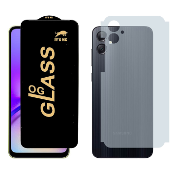 Samsung A05 Combo: OG Glass Screen Protector + Carbon Back Skin - Image 2