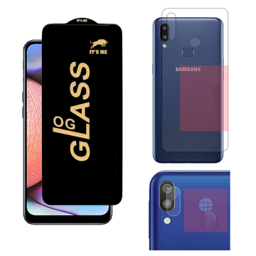 Samsung A10s Ultimate Kit: OG Glass + Back Jelly Camera Protector - Image 2