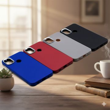 Samsung A11 Soft Ring Leather Texture Mobile Cover - Image 2