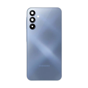 Samsung A15 Housing Middle Frame With Side Button and Replacement Battery Back Door For Galaxy A15 - Blue - Image 2