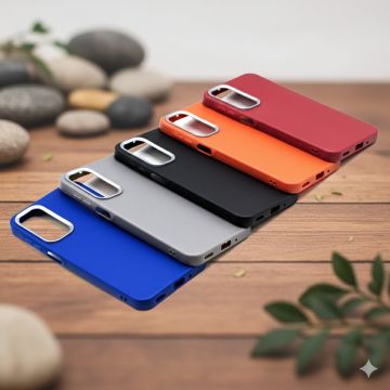 Samsung A16 Back Cover Soft Ring Leather Texture Case For Galaxy A16 - Image 2