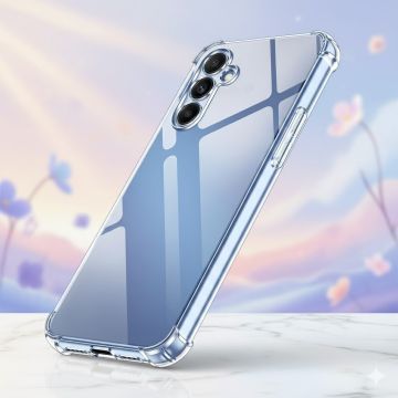 Samsung A16 Transparent Crystal Clear Soft Bumper Cover - Image 2