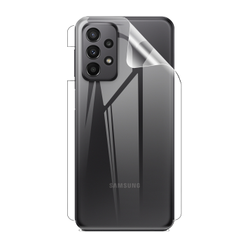 Samsung A23 5G Back Clear Jelly Protector - Soft Hydrogel Film - Image 2