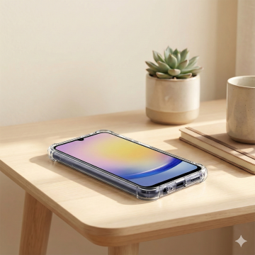 Samsung A25 Back Cover Transparent Extra Bumper Anti Shock Soft Crystal Clear Case For Samsung A25 - Image 2