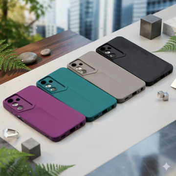 Samsung A25 Soft Matte Multicolour Camera Protection Cover - Image 2