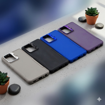 Samsung A32 CASE PRO Soft Camera Stand Mobile Cover - Image 2