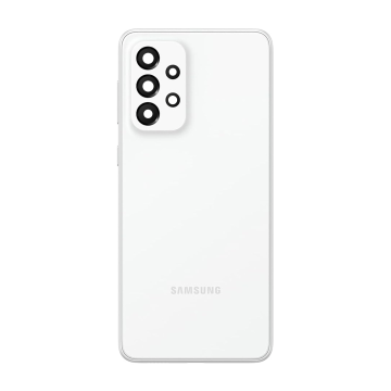 Samsung A33 5G Housing Middle Frame With Side Button and Replacement Battery Back Door For Galaxy A33 5G - White - Image 2