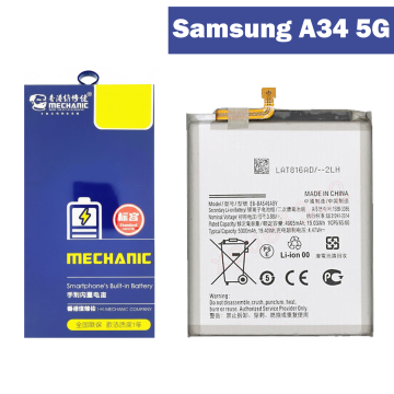Samsung A34 5G Battery Replacement - Mechanics 5000mAh (EB-BA546ABY) - Image 2