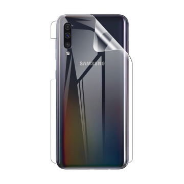 Samsung A50s Back Clear Jelly Protector - Soft Hydrogel Film - Image 2