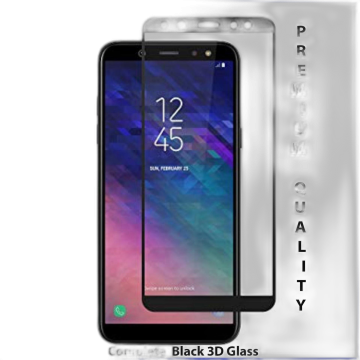 Samsung A6 Plus Full Screen Protector 9D Tempered Glass Protector For Samsung A6 Plus  - Image 2
