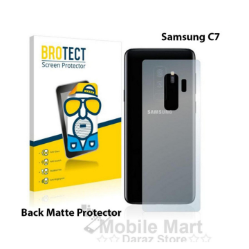 Samsung C7 Pro Back Protector Skin Matte Style Protector For Samsung C7 Pro - Image 2