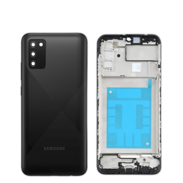 Samsung Galaxy A02s Rear Complete Body Casing Housing Replacement For Samsung Galaxy A02s - Black - Image 2