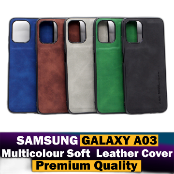 Samsung Galaxy A03 Soft Leather Cover - Image 2