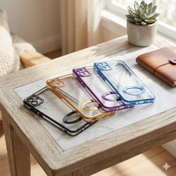 Samsung Galaxy A04E Soft Multi Chrome Border Camera Protection Cover