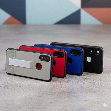Samsung Galaxy A10s Multicolour Strap Leather Cover