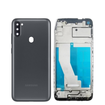 Samsung Galaxy A11 Rear Complete Body Casing Housing Replacement For Samsung Galaxy A11 - Black - Image 2