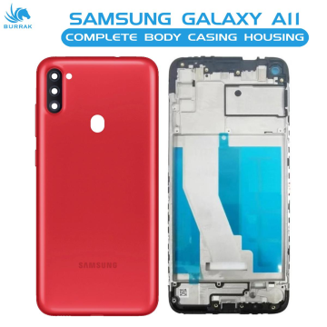 Samsung Galaxy A11 Red Housing - Image 2
